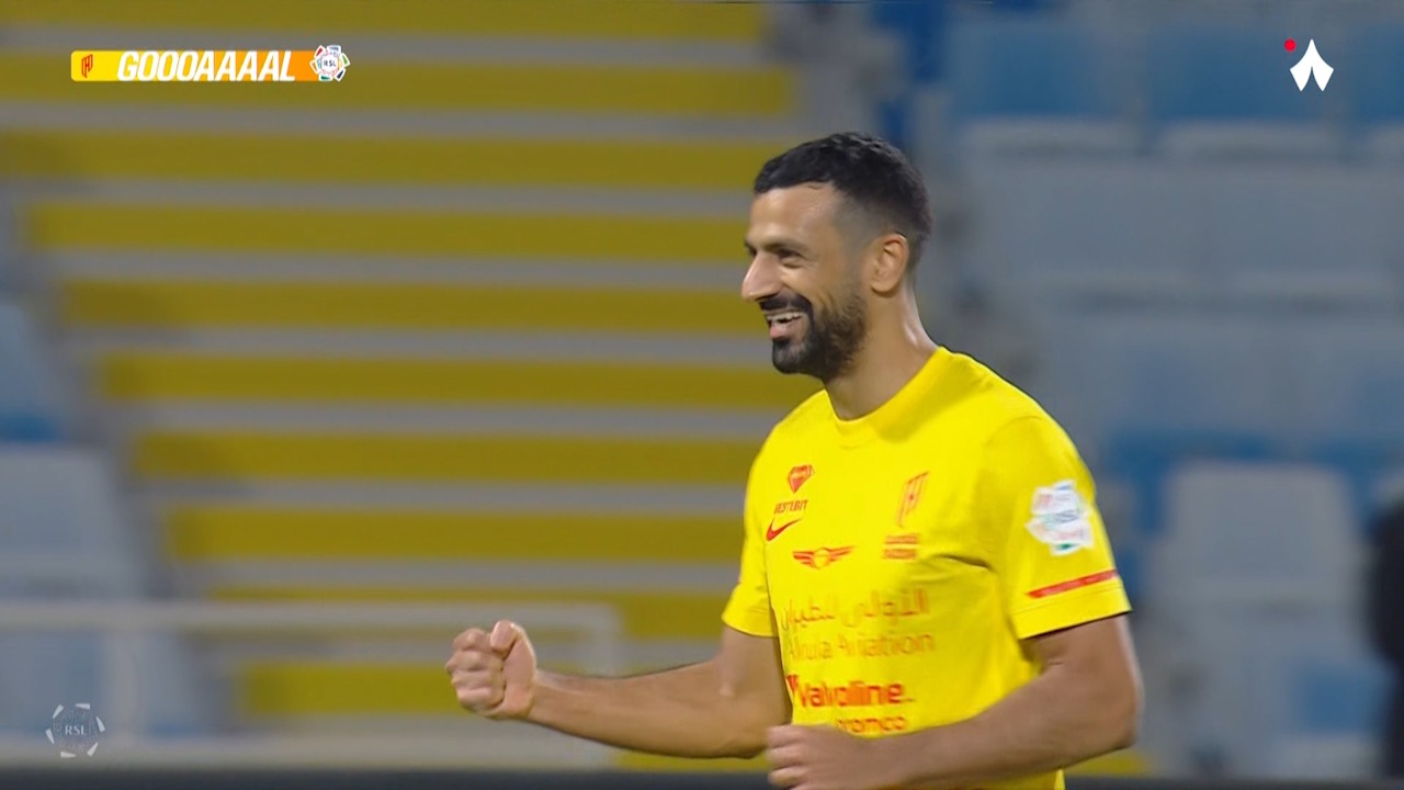 گل اول القادسیه به الحزم (السالم)