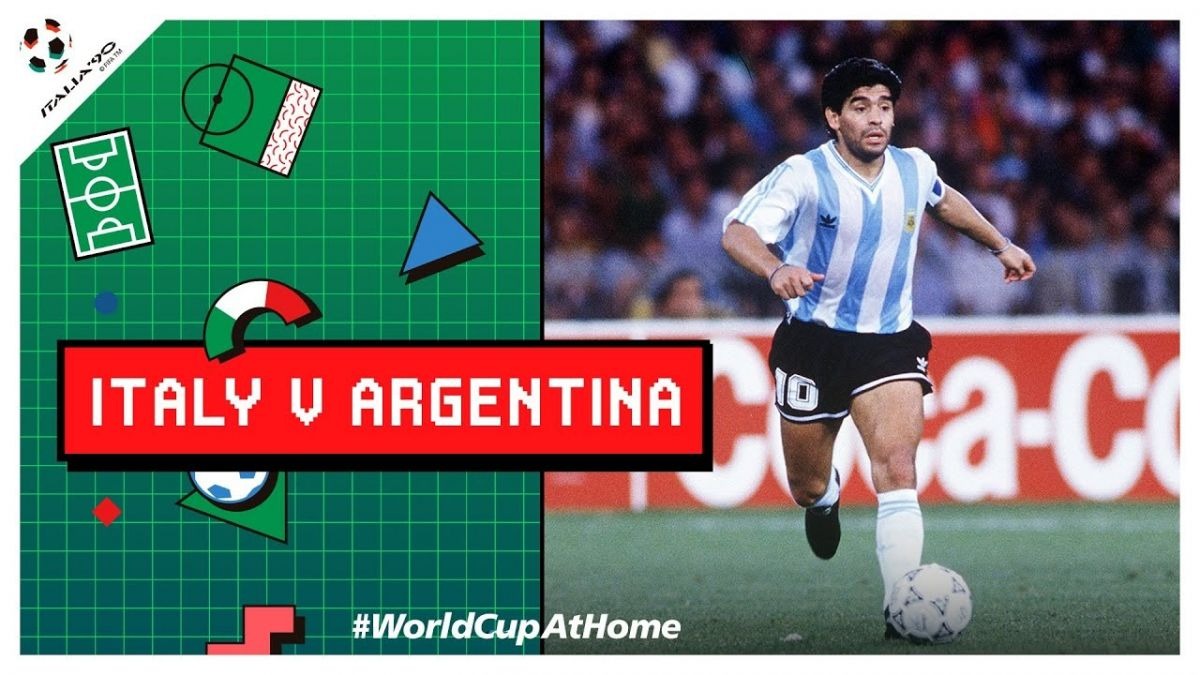 ایتالیا 1-1 آرژانتین (پنالتی 3-4 / نیمه نهایی جام جهانی 1990)