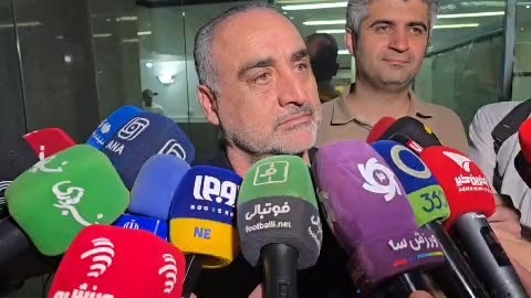 گفت و گو با حسین عبدی در پایان دیدار درون تیمی ایران