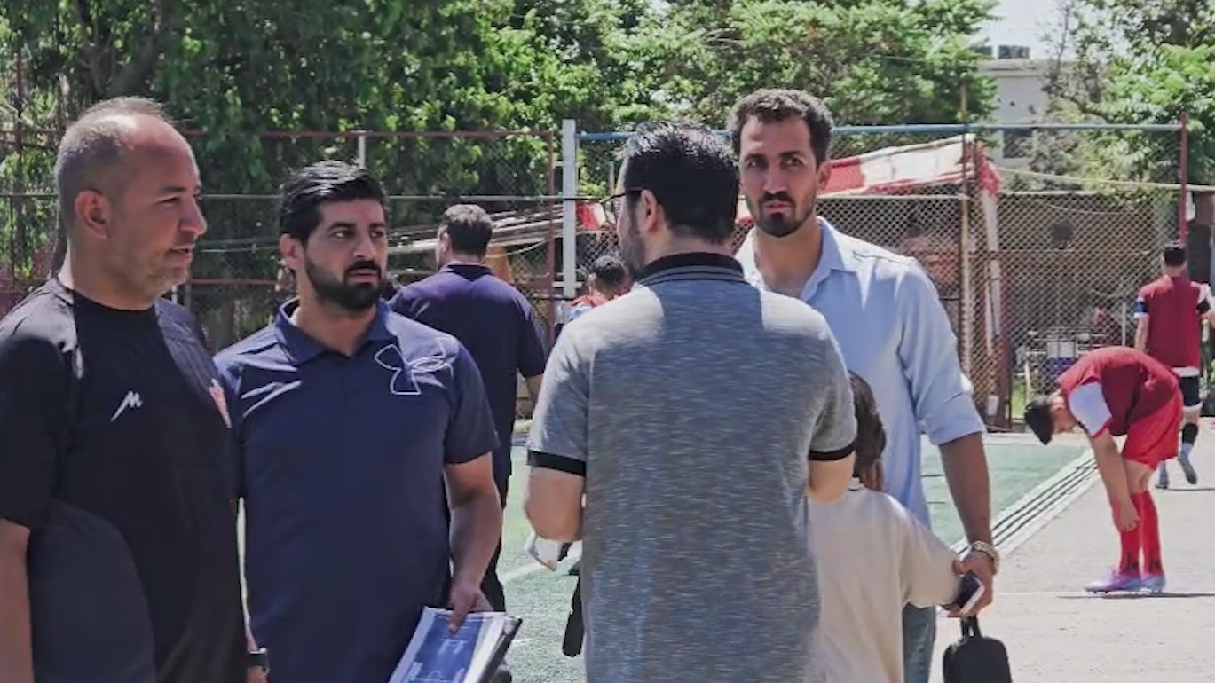 تمرینات نونهالان پرسپولیس با حضور سرمربی جدید، اردلان آشتیانی