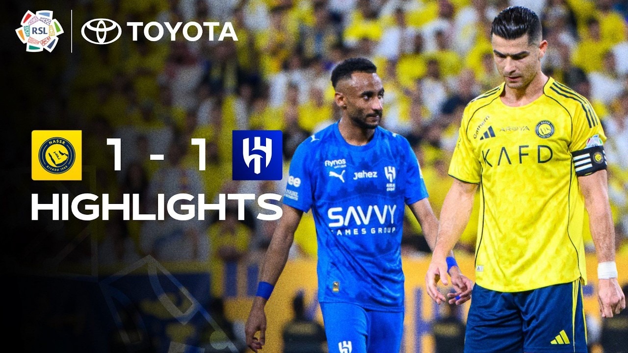 هایلایت بازی النصر 1-1 الهلال (گزارش مهدی شریفی)