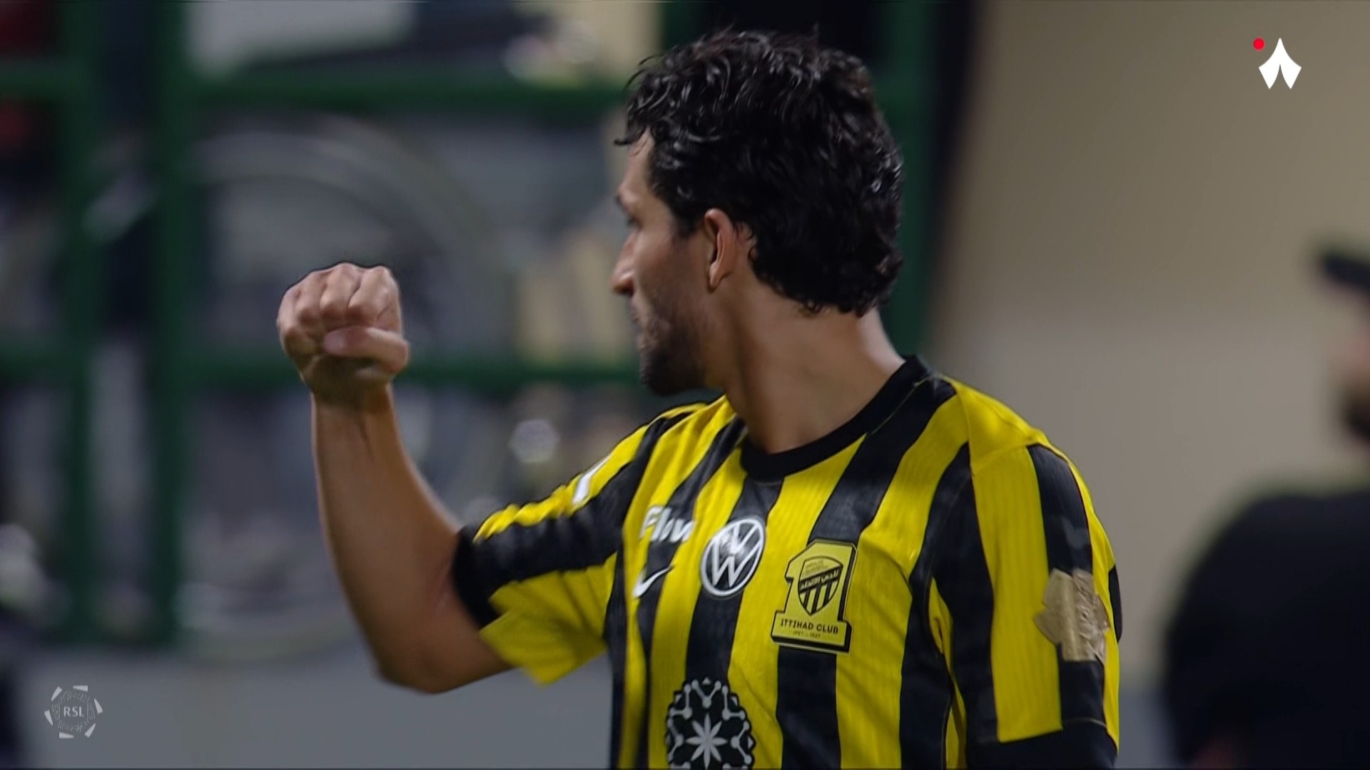 گل اول الاتحاد به الاتفاق (حسام عوار)