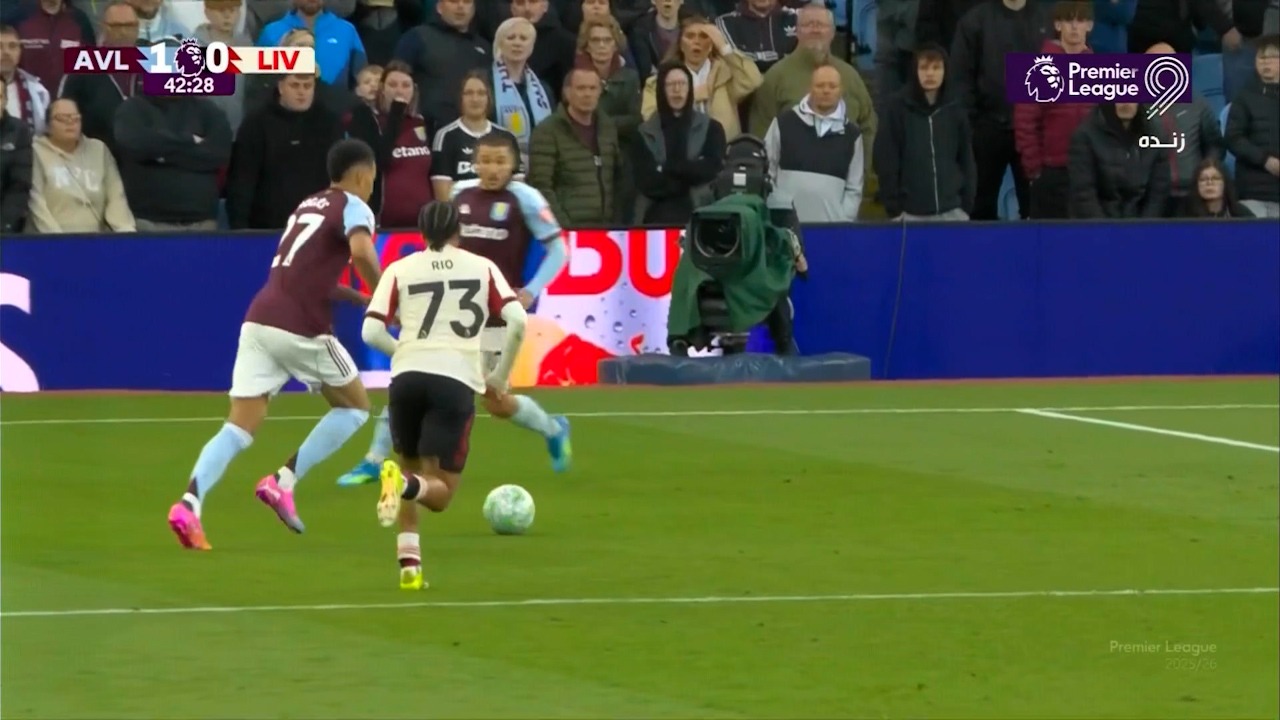 گل اول استون ویلا به لیورپول (سوپرگل مورگان راجرز)
