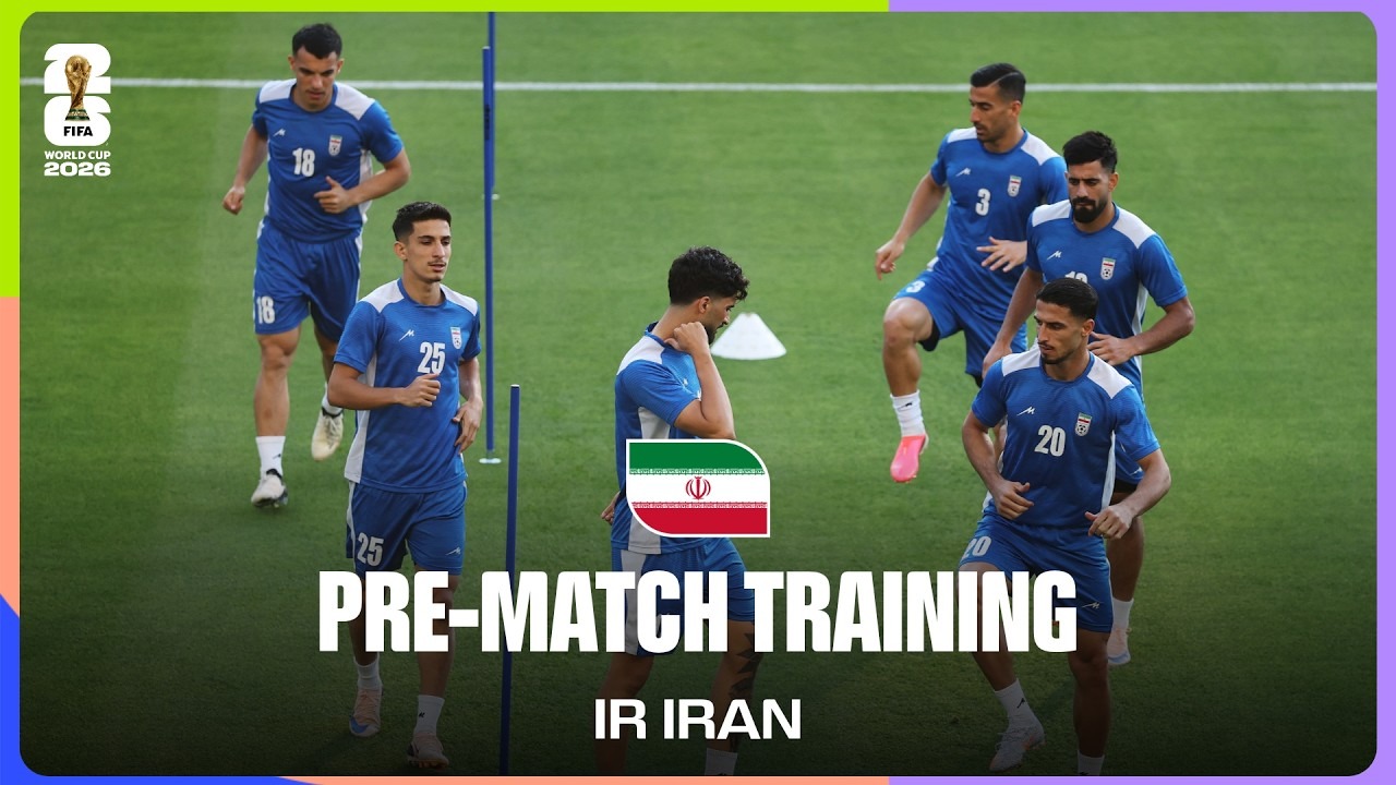 آخرین تمرین تیم ملی ایران پیش از تقابل با نیوزیلند
