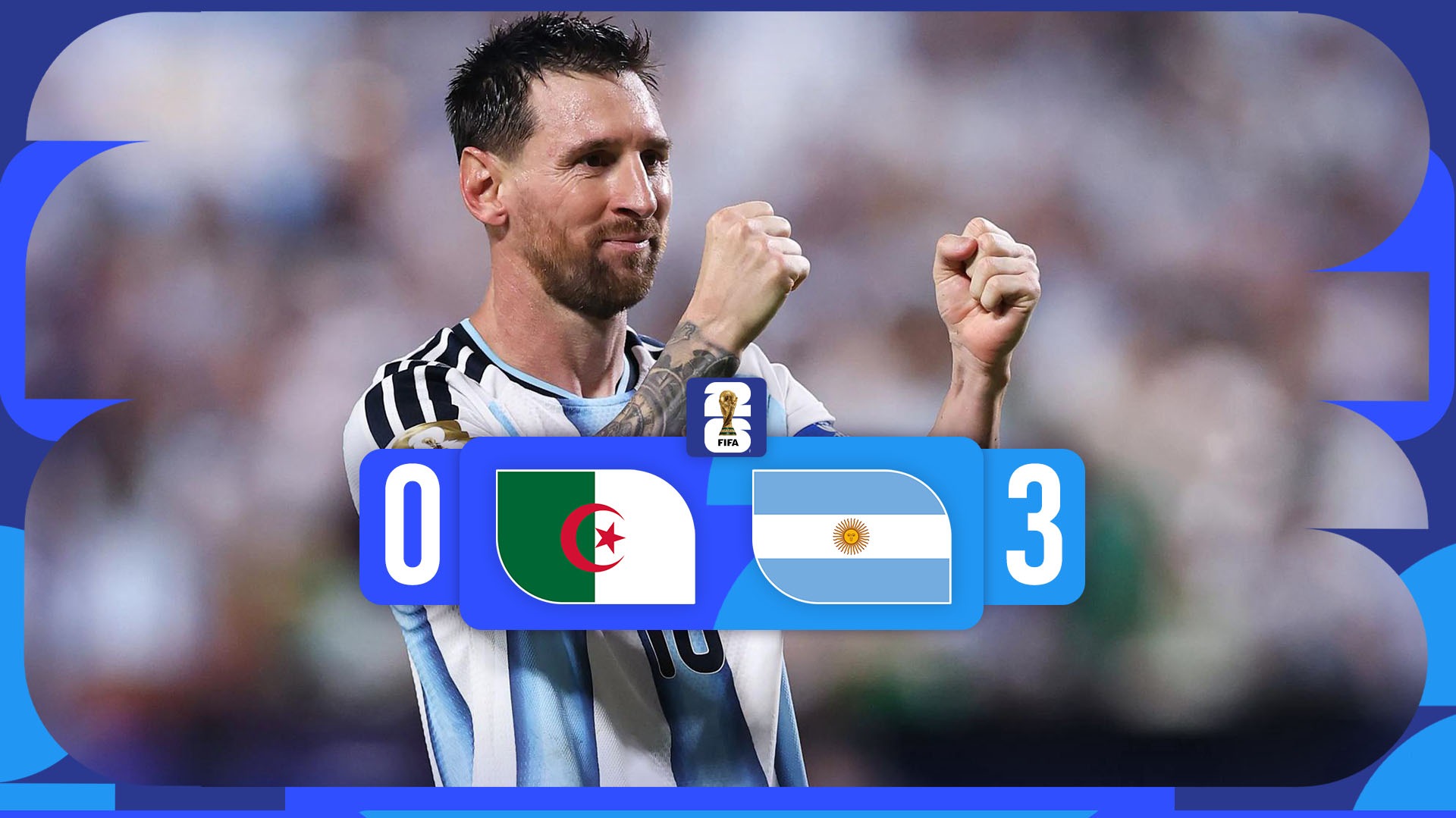 خلاصه بازی آرژانتین 3-0 الجزایر؛ بهوقت اولین هتتریک کینگ لئو در جام جهانی!