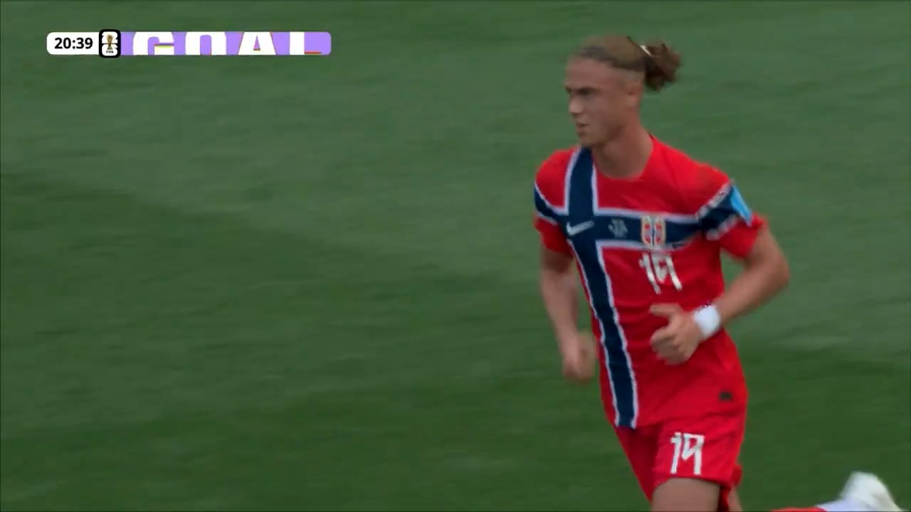 گل اول نروژ به فرانسه (آسگارد)