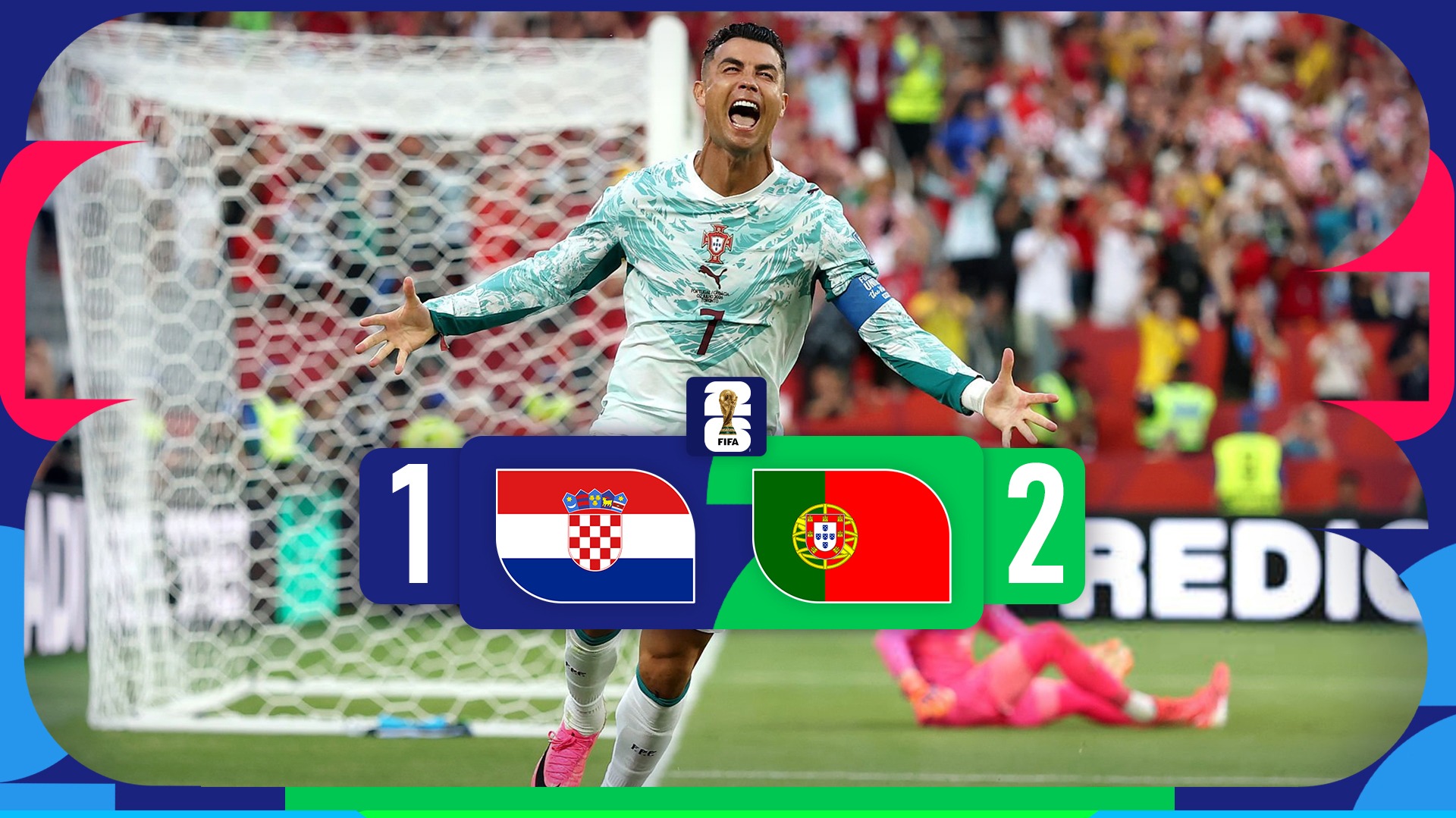 خلاصه بازی پرتغال 2-1 کرواسی (جنجالی و باورنکردنی)