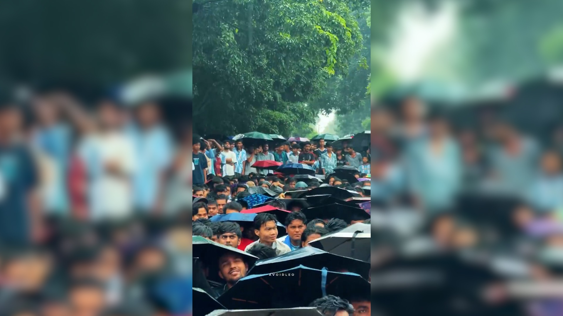 وقتی عشق به آرژانتین حتی زیر باران هم مرز نمی شناسد