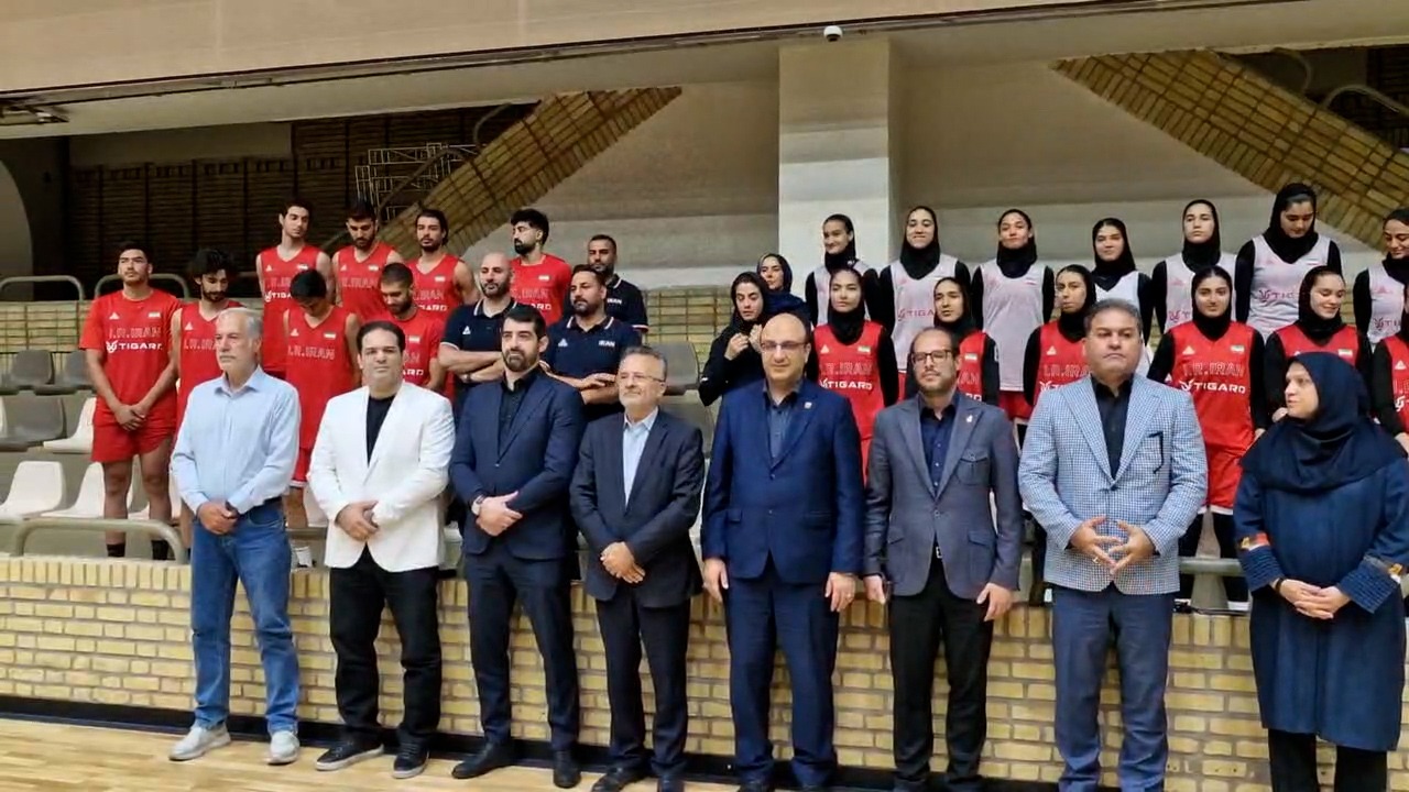 بازدید داوری و علی نژاد از تمرینات تیم ۳ نفره بسکتبال ایران