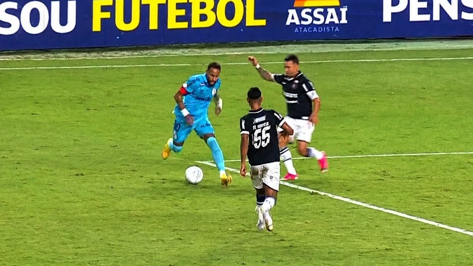 عملکرد نیمار در بازی رمو 0-1 سانتوس