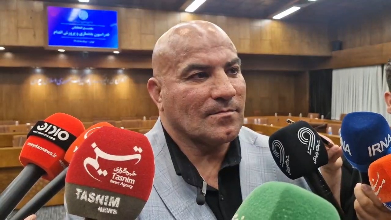 ما در خدمت هادی چوپان هستیم؛ صحبت های مجتبی ملکی پس از انتخاب به عنوان رییس فدراسیون بدنسازی