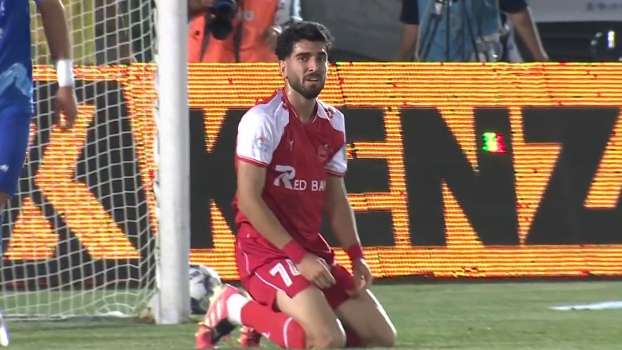 فرصت سوزی باورنکردنی همایی فرد بازیکن پرسپولیس مقابل استقلال خوزستان