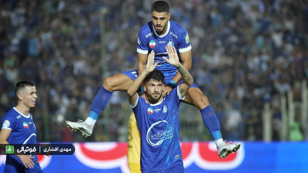 پایان نیمه اول؛ استقلال 2 - سپاهان صفر