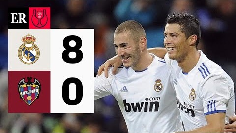 نوستالژی/ رئال مادرید 8-0 لوانته (1/8 نهایی کوپا دل ری 2010)
