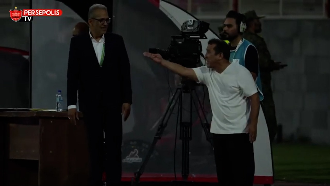 ویدیو باشگاه پرسپولیس از حواشی نیمکت ها در دیدار با تراکتور
