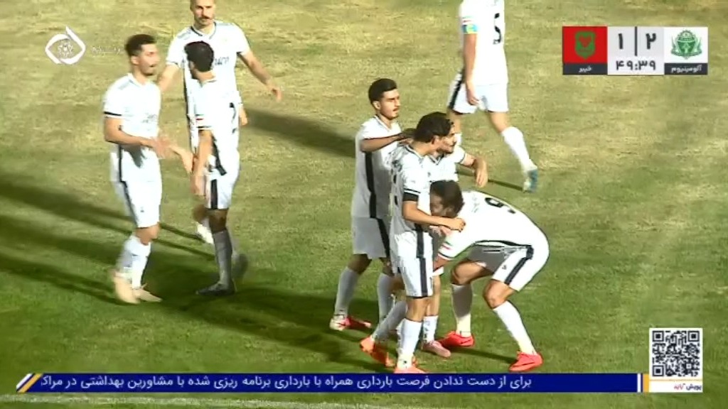 گل دوم آلومینیوم اراک به خیبر خرم آباد (ابوالفضل قنبری)