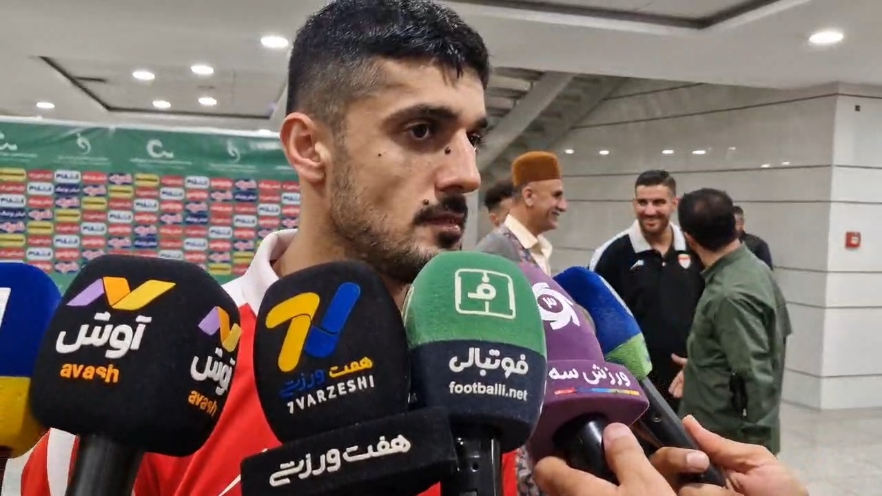 مصاحبه یوسف مزرعه و میلاد بدرقه بازیکنان فولاد پس از تساوی مقابل استقلال