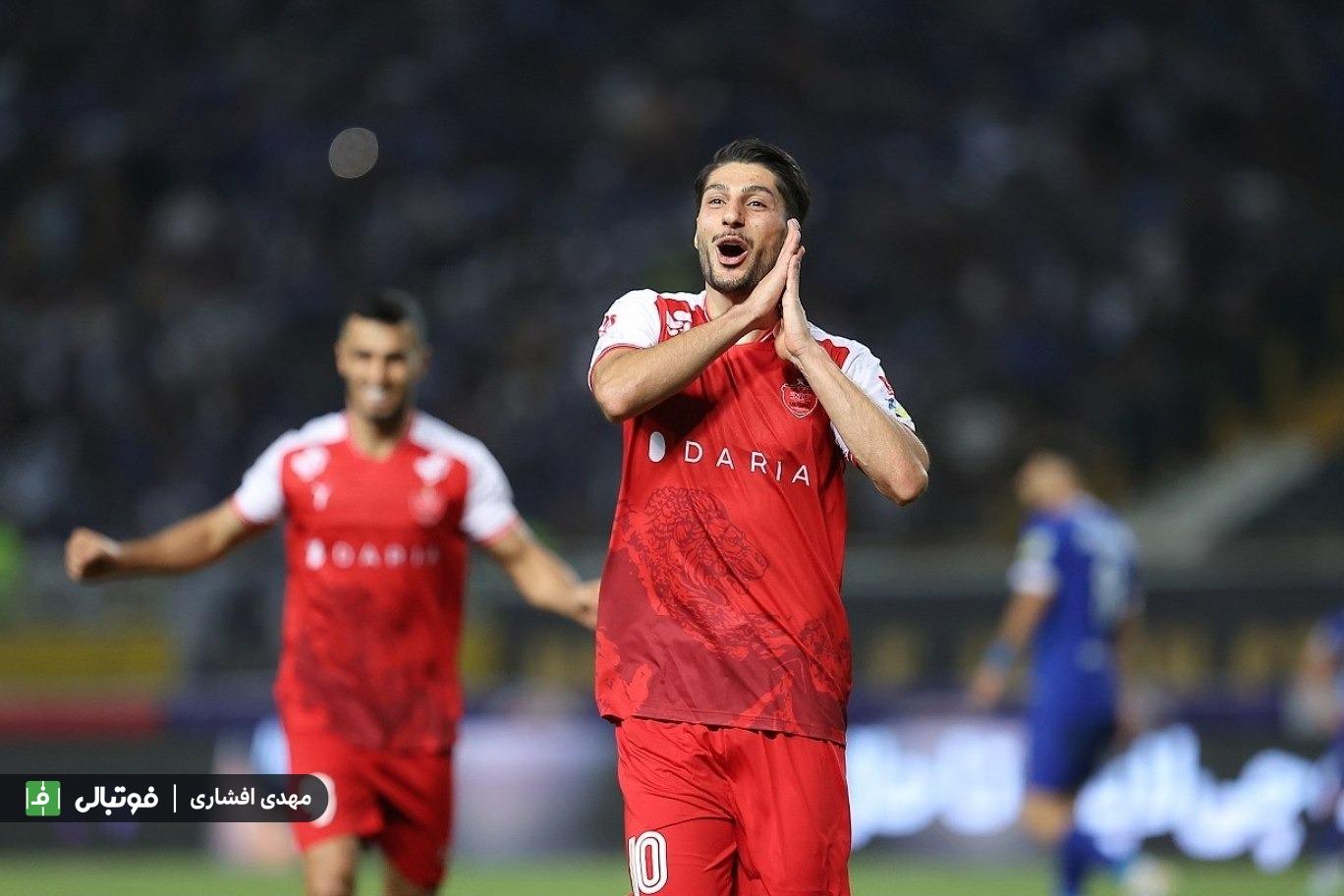 محبی در فهرست گلزنان پرسپولیسیِ اولین دربی!