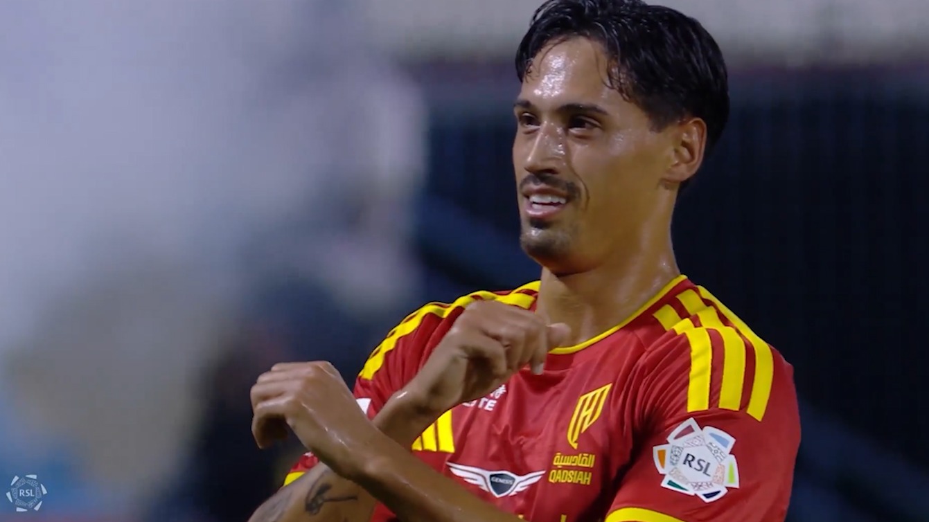 گل اول القادسیه عربستان به الاهلی عربستان (سوپرگل تیجانی ریندرز)