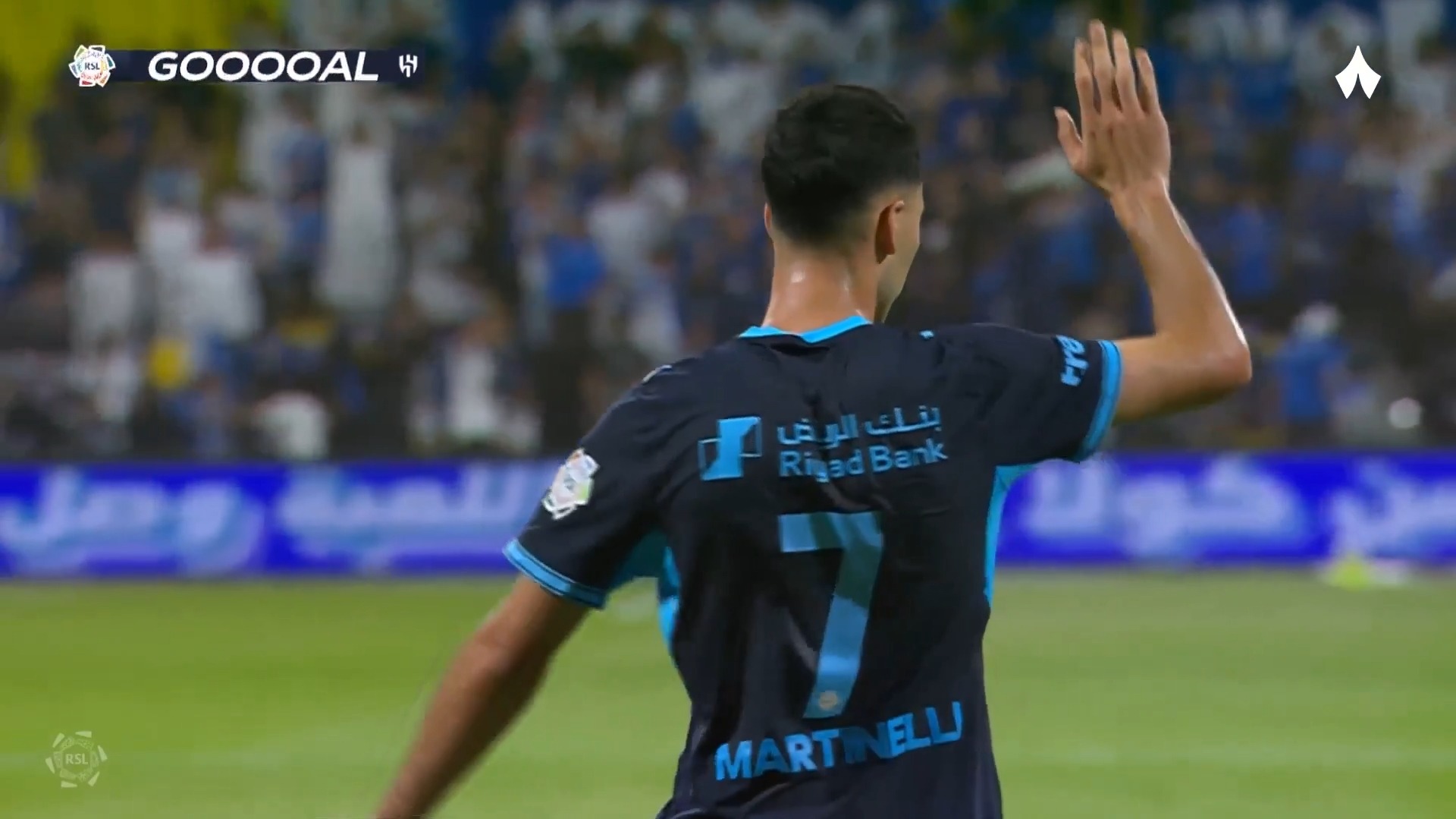 گل سوم الهلال به التعاون عربستان (دبل گابریل مارتینلی)
