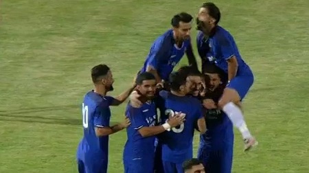 گل اول نساجی مازندران به مس شهر بابک (جواد آقایی پور)