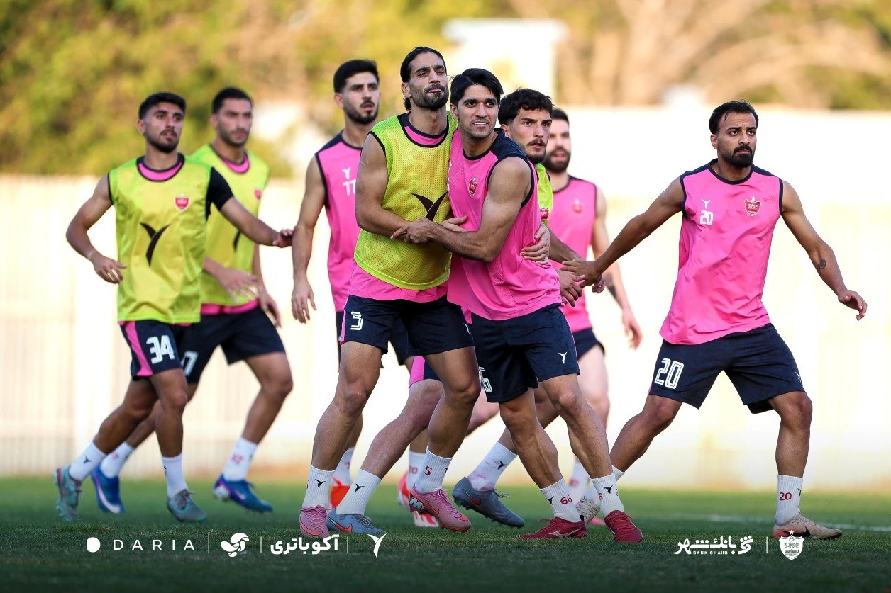 تصاویری از تمرین پرسپولیس بدون ملیپوشان