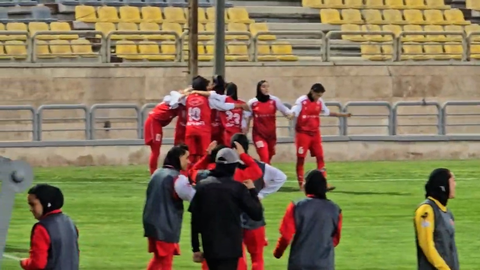 گل اول پرسپولیس به وارش نوشهر (زهرا قنبری)