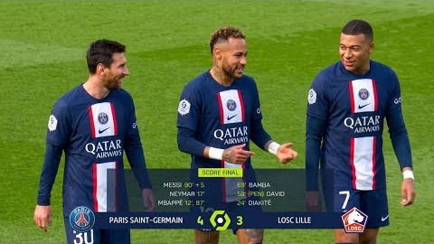 آخرین مسابقه مثلث امباپه، لیونل مسی و نیمار برای PSG