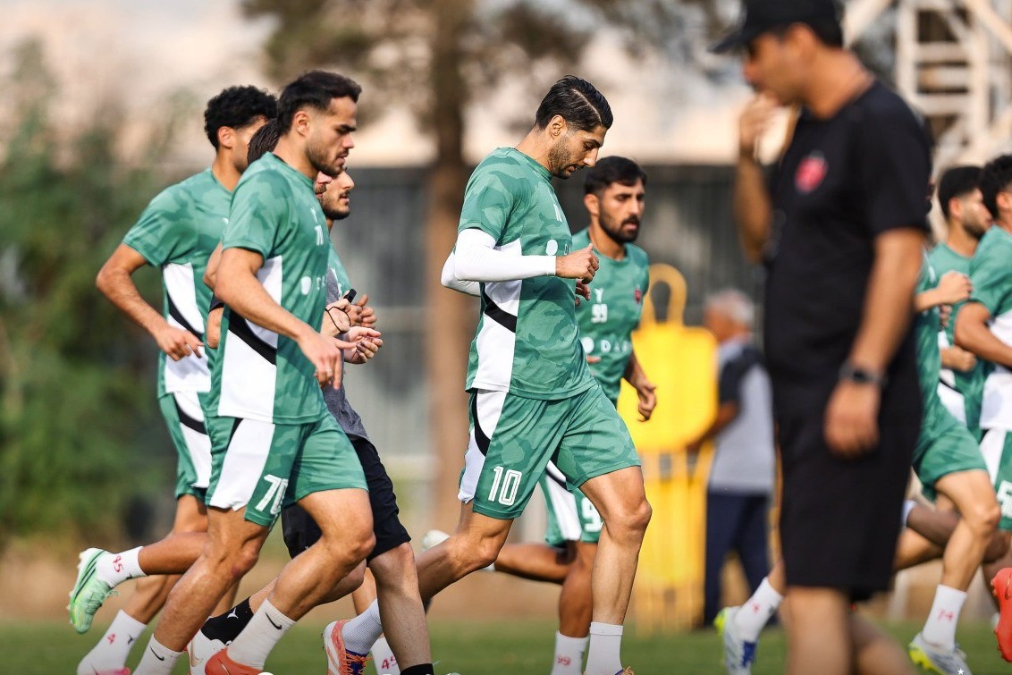تصاویری از تمرینات پرسپولیس برای مقابله با نفت آبادان
