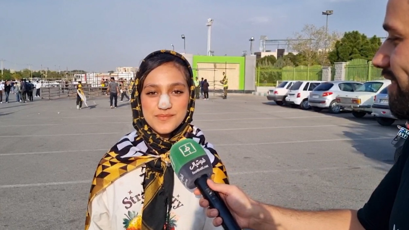 پیش بینی هوادار بانوی سپاهانی از نتیجه بازی با ذوب آهن
