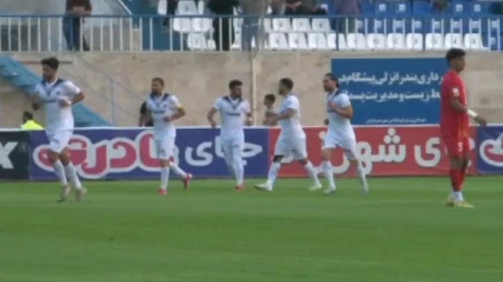 گل اول ملوان به فولاد خوزستان (عرفان شهریاری)