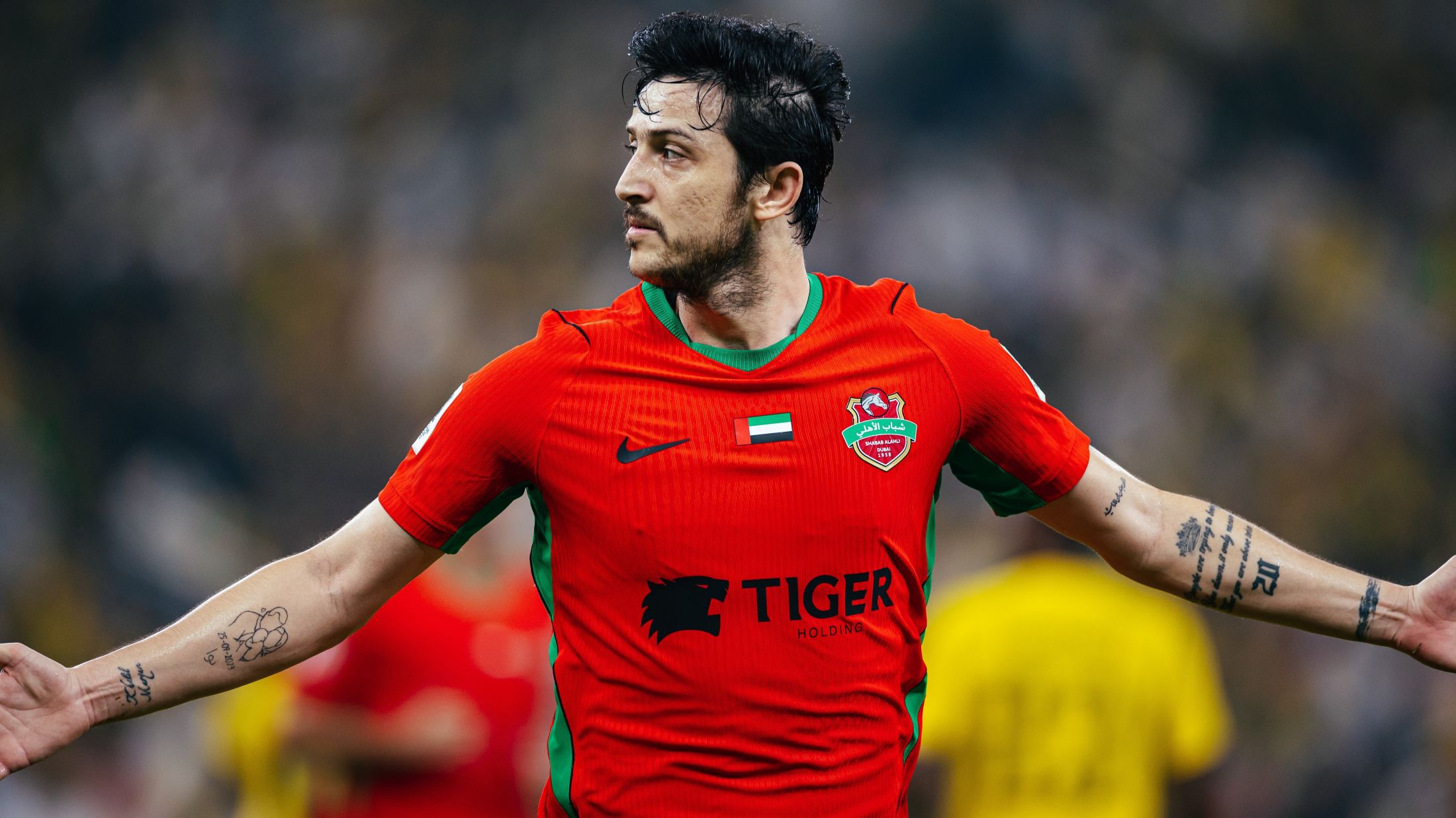 خلاصه بازی الاتحاد 1-2 شباب الاهلی (دبل سردار آزمون) فوتبالی | 