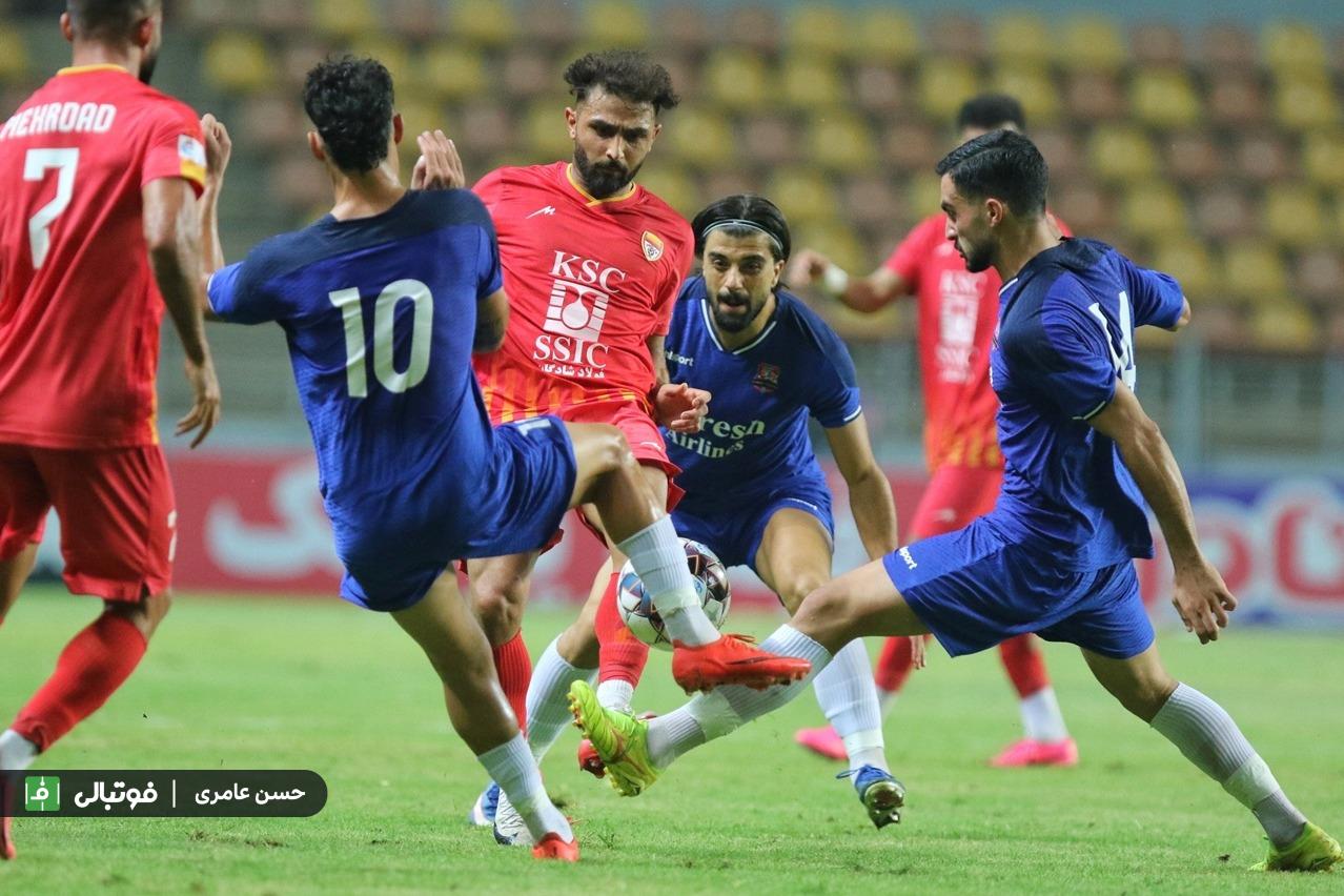 فولاد 0-0 نساجی؛ شاگردان مطهری به صدر نرسیدند