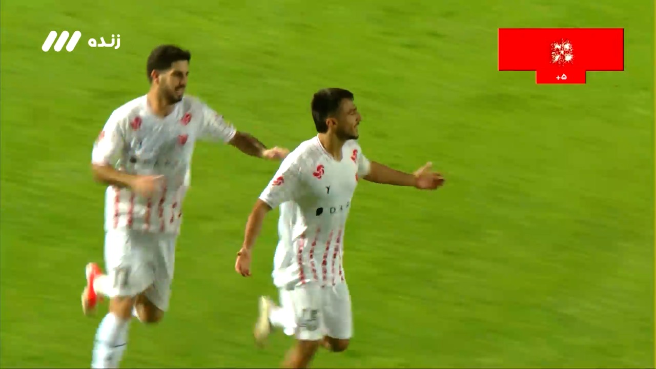 گل سوم پرسپولیس به مس شهر بابک (سوپرگل صادقی)