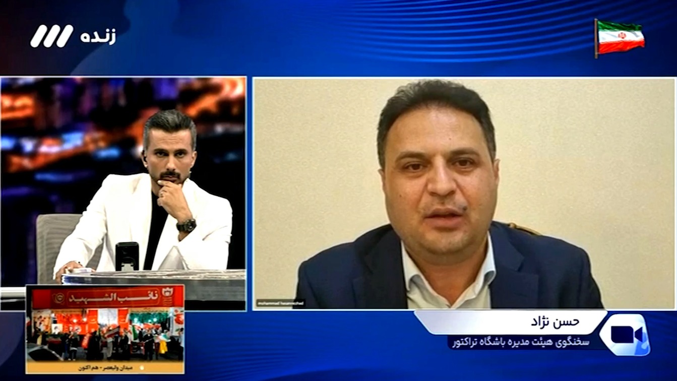 حسننژاد: بازی باید سه بر صفر به نفع تراکتور اعلام شود