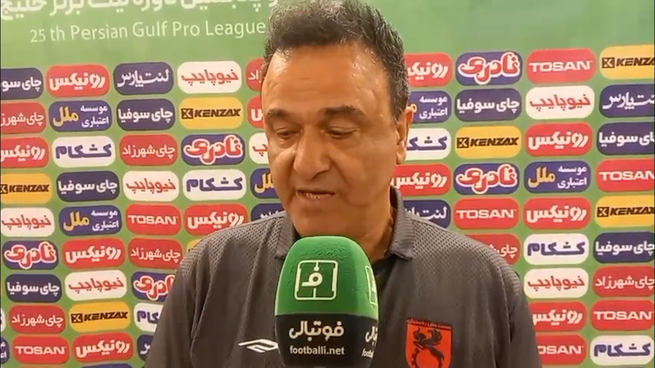 صحبتهای بازیکنان و مربی مس رفسنجان بعد از برد نیروی زمینی