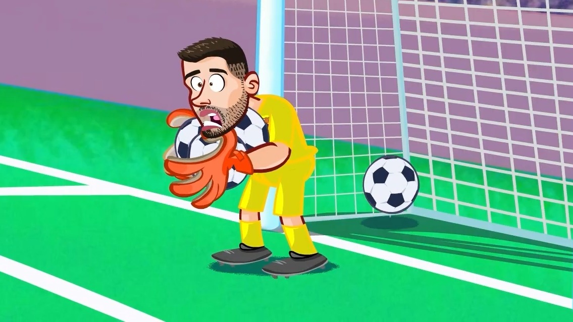انیمیشن طنز بازی پاری سن ژرمن 4-2 بارسلونا